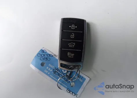 2020 Genesis G80 3.3T Sport Awd from USA, damaged, VIN KMTFN4JB1LU331753